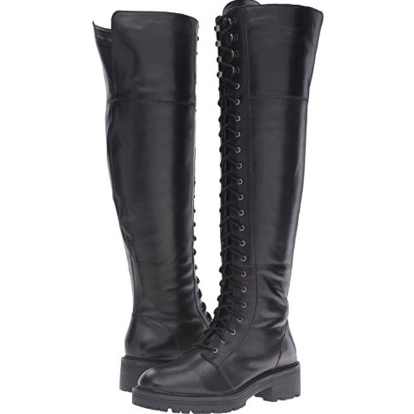 Kelsi Dagger Shoes - Kelsi Dagger Knee High Combat Boots Size 6.5